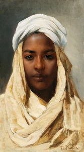 A Bedouin by Franz Xaver Kosler [1864–1905]